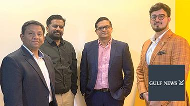 Yegertek team at gulf news